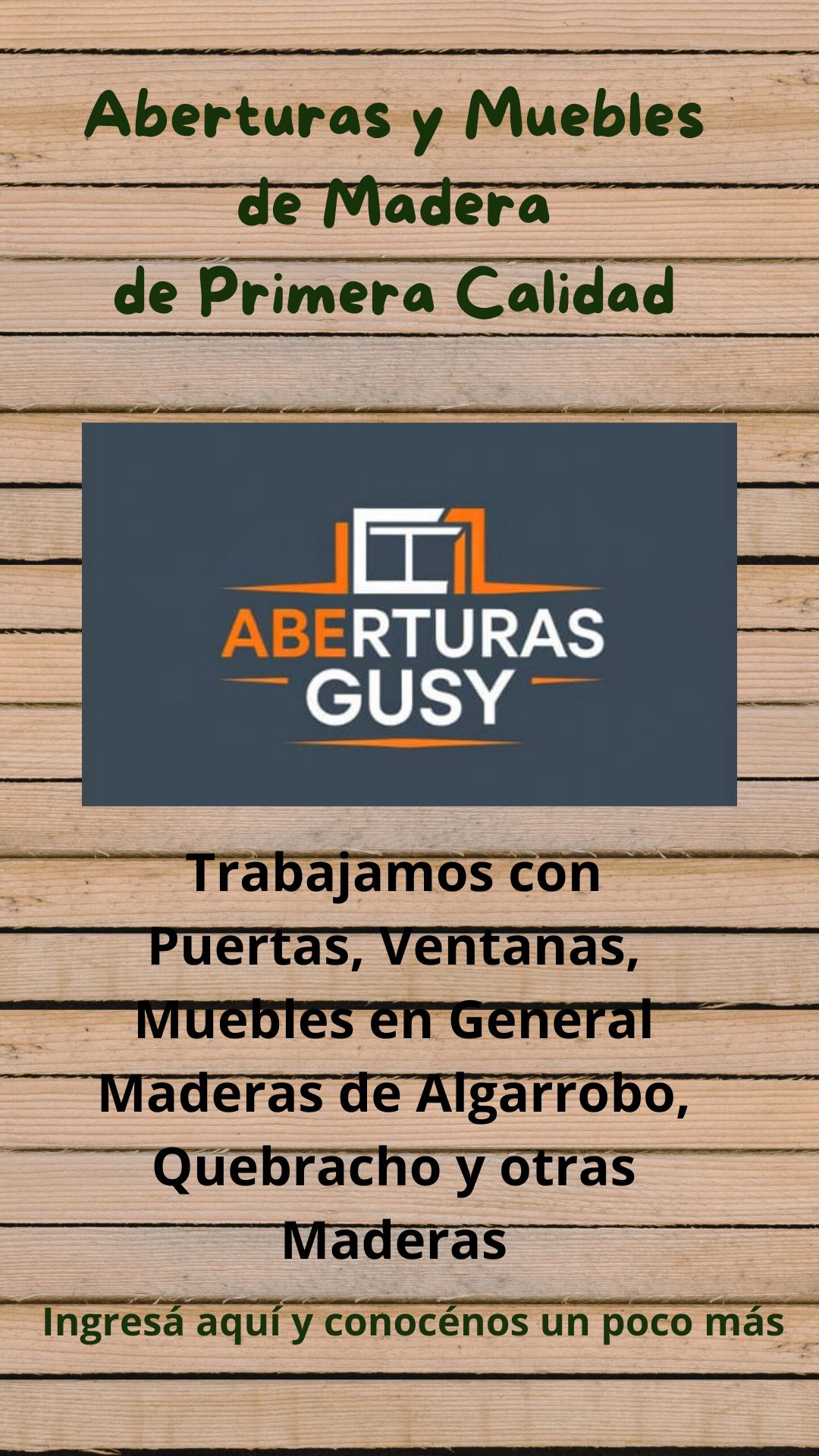 Publicidad de Gusy - Espacio para tu marca